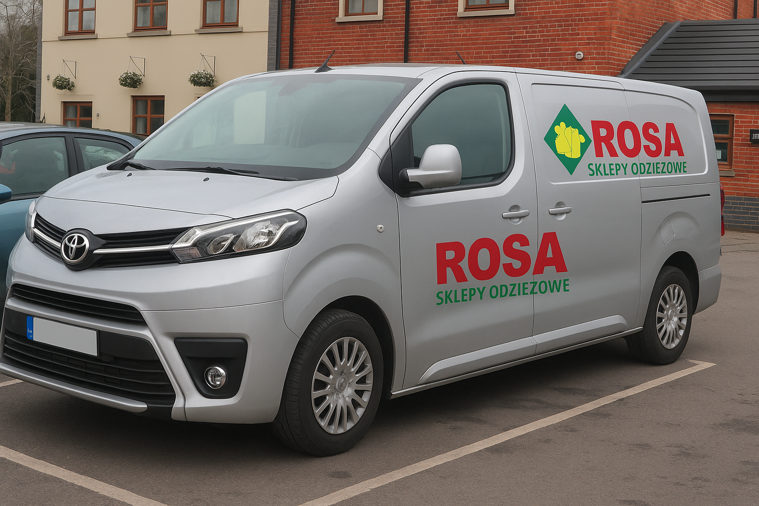 Samochód dostawczy Rosa Krotoszyn - transport i dostawa czyściwa bawełnianego i odzieży używanej