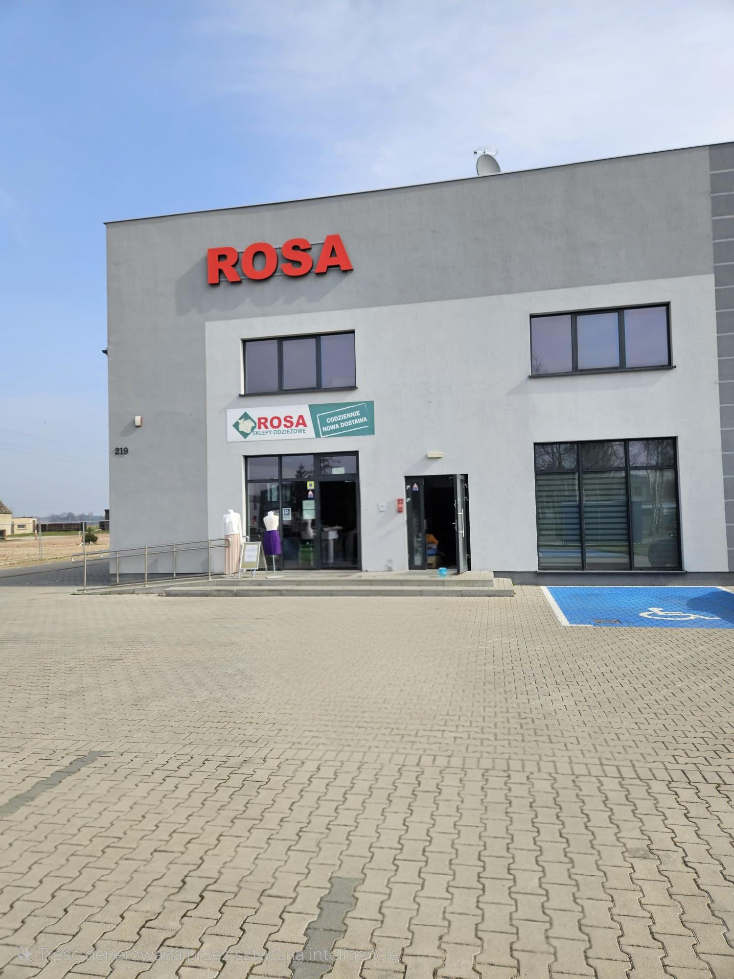 Siedziba firmy Rosa Krotoszyn - Seweryn Rosa, hurtownia czyściwa bawełnianego i odzieży używanej w Krotoszynie